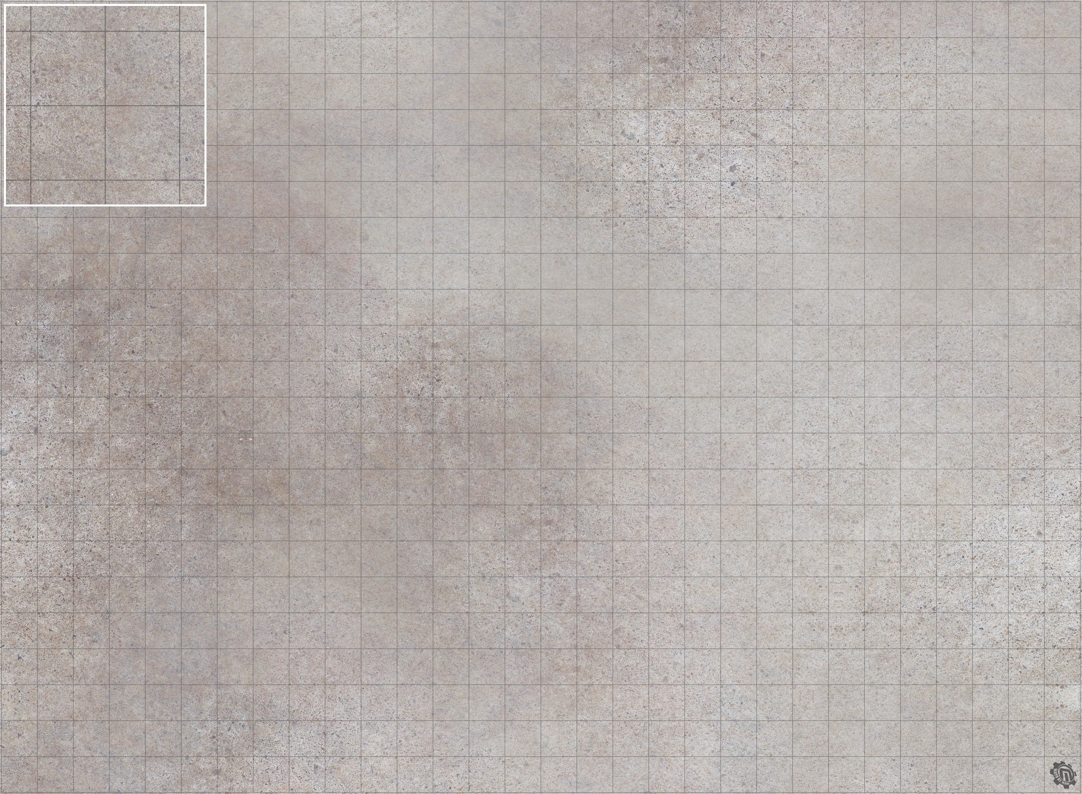 Mats by Mars: Koncrete Blok (Light) Tabletop Wargaming Play Mat