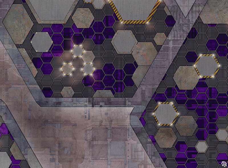 Mats by Mars: Quinfinity Amethyst Tabletop Wargaming Play Mat