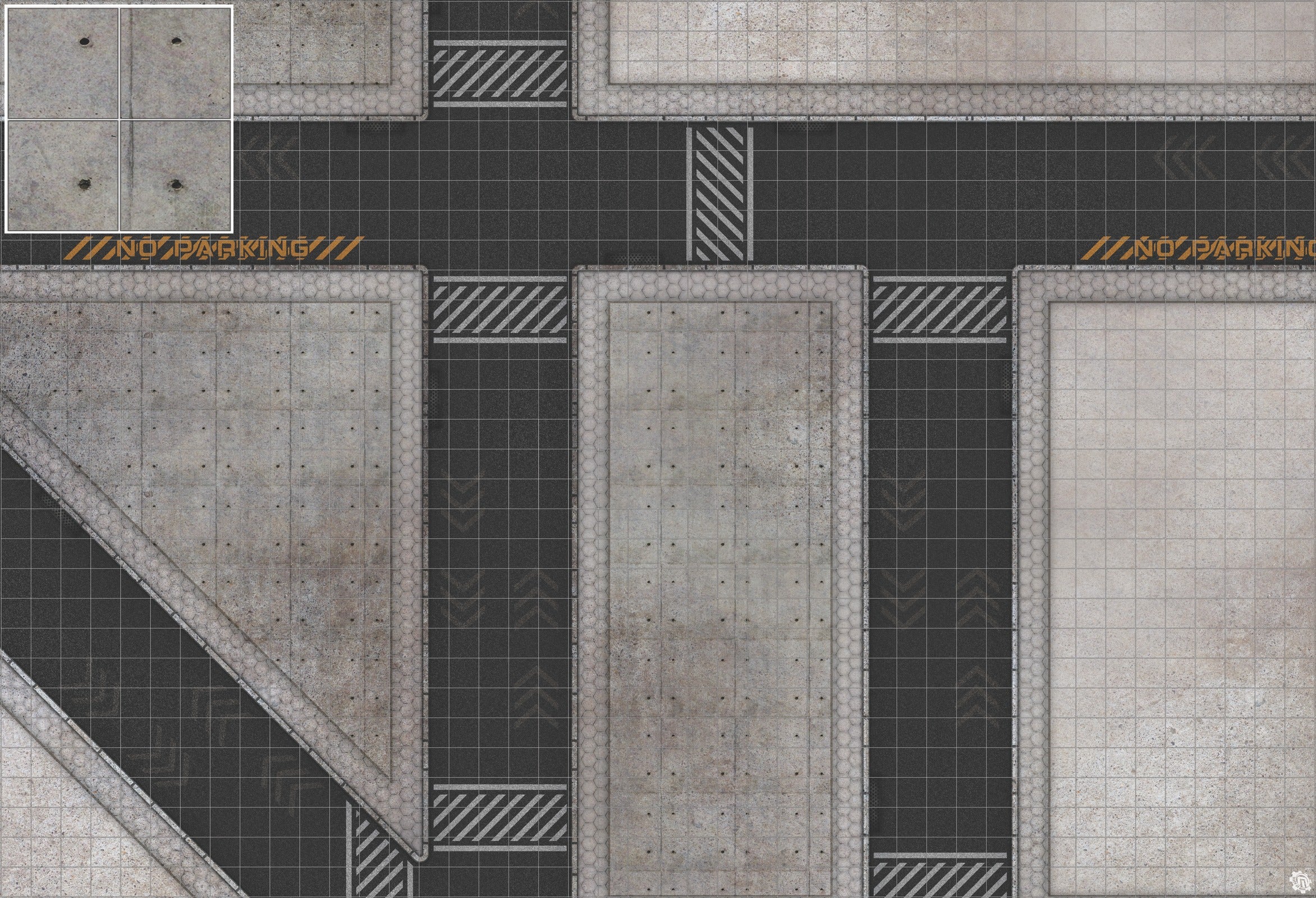 Mats by Mars: Hab Blok A Tabletop Wargaming Play Mat