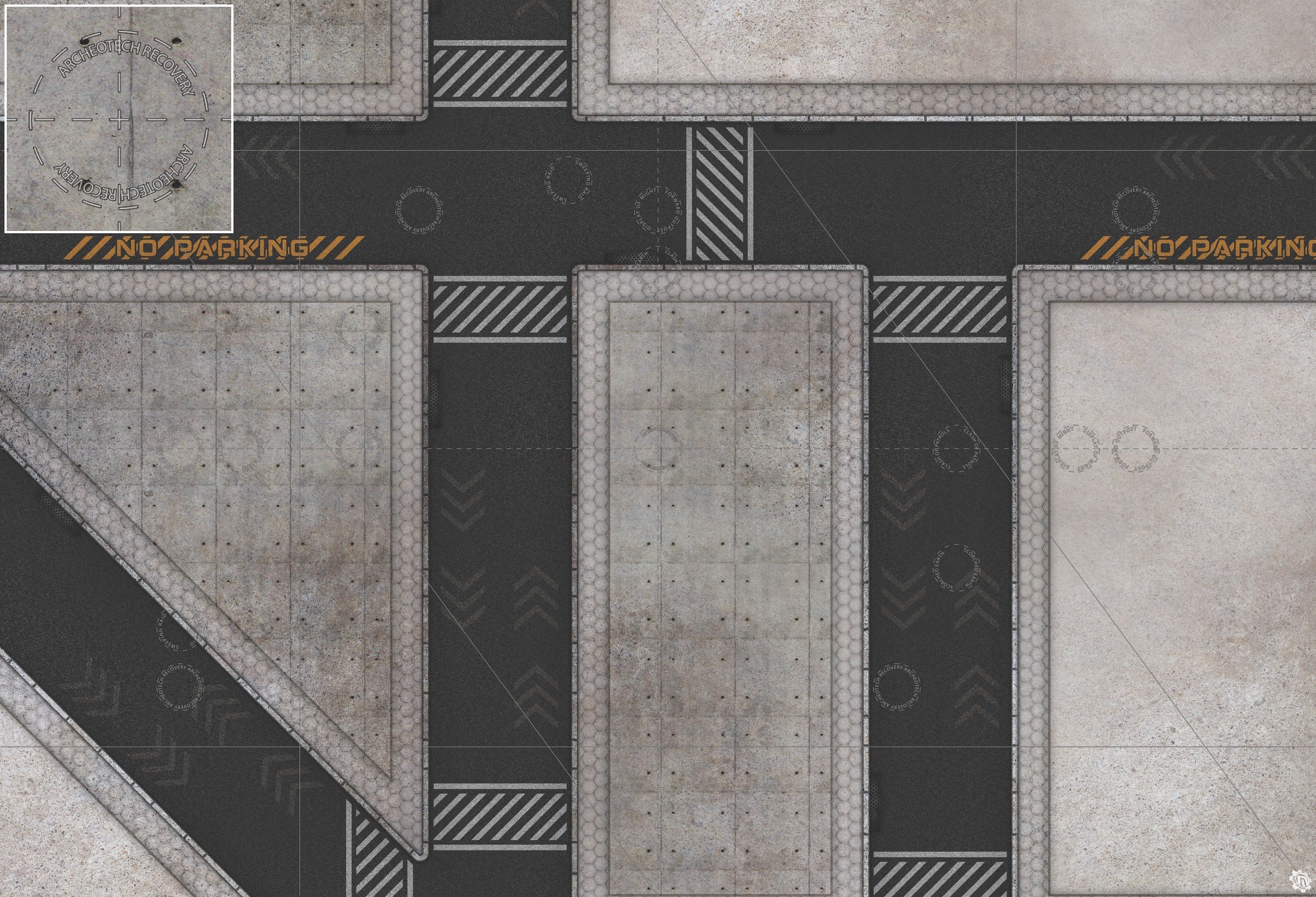 Mats by Mars: Hab Blok A Tabletop Wargaming Play Mat