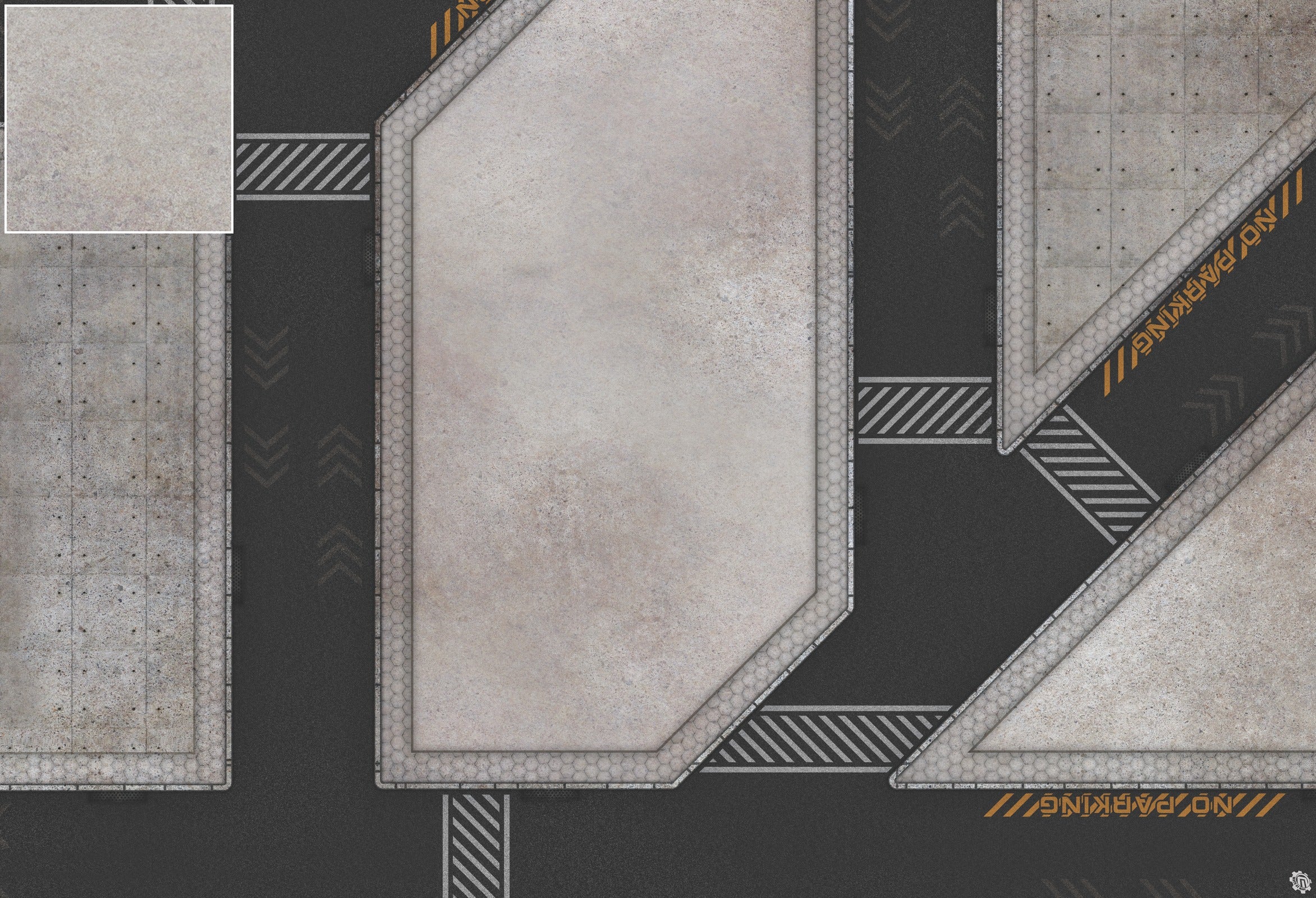 Mats by Mars: Hab Blok C Tabletop Wargaming Play Mat