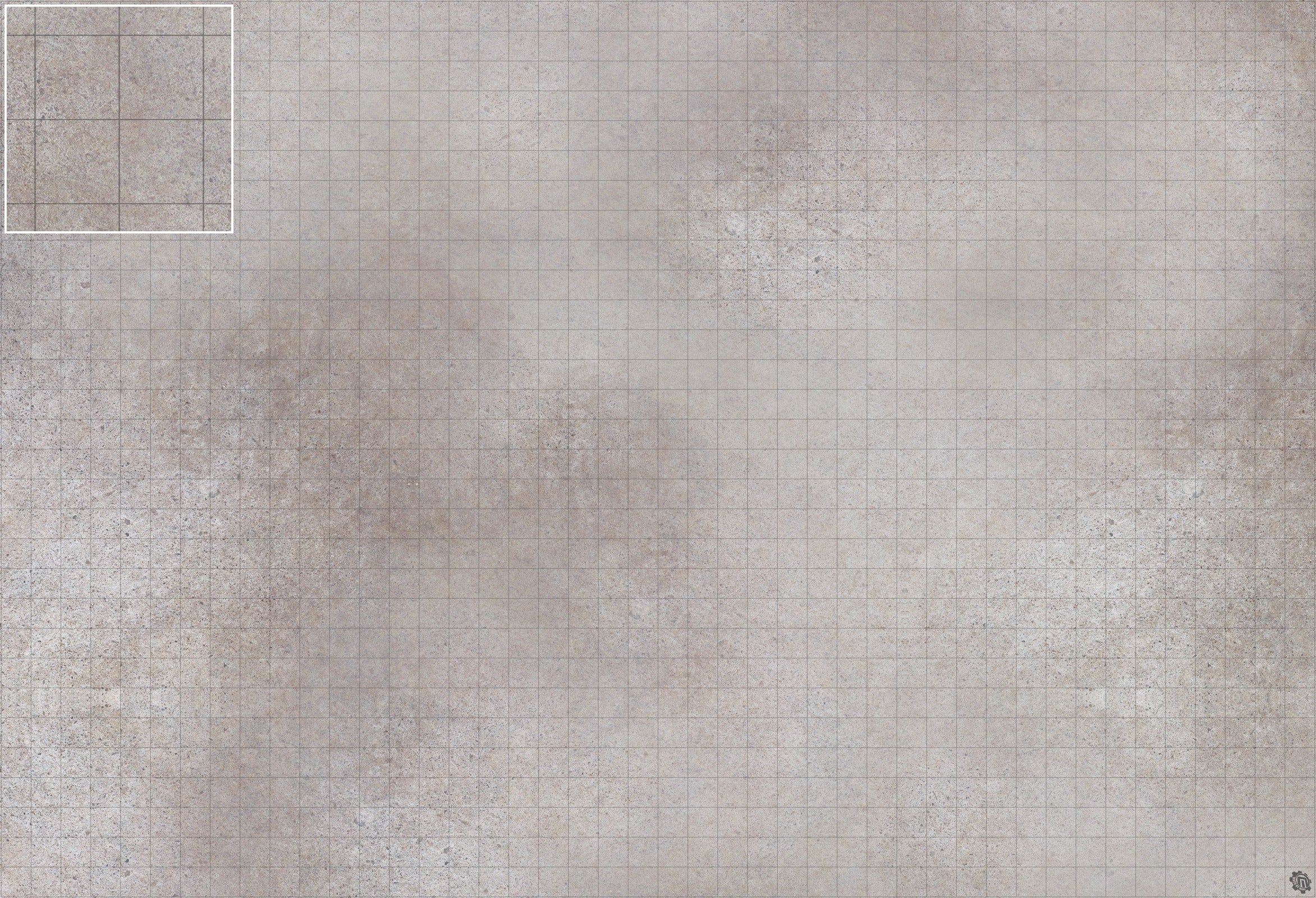 Mats by Mars: Koncrete Blok (Light) Tabletop Wargaming Play Mat