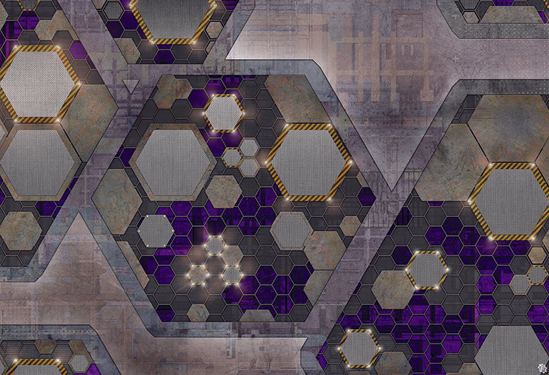 Mats by Mars: Quinfinity Amethyst Tabletop Wargaming Play Mat