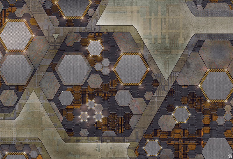 Mats by Mars: Quinfinity Citrine Tabletop Wargaming Play Mat