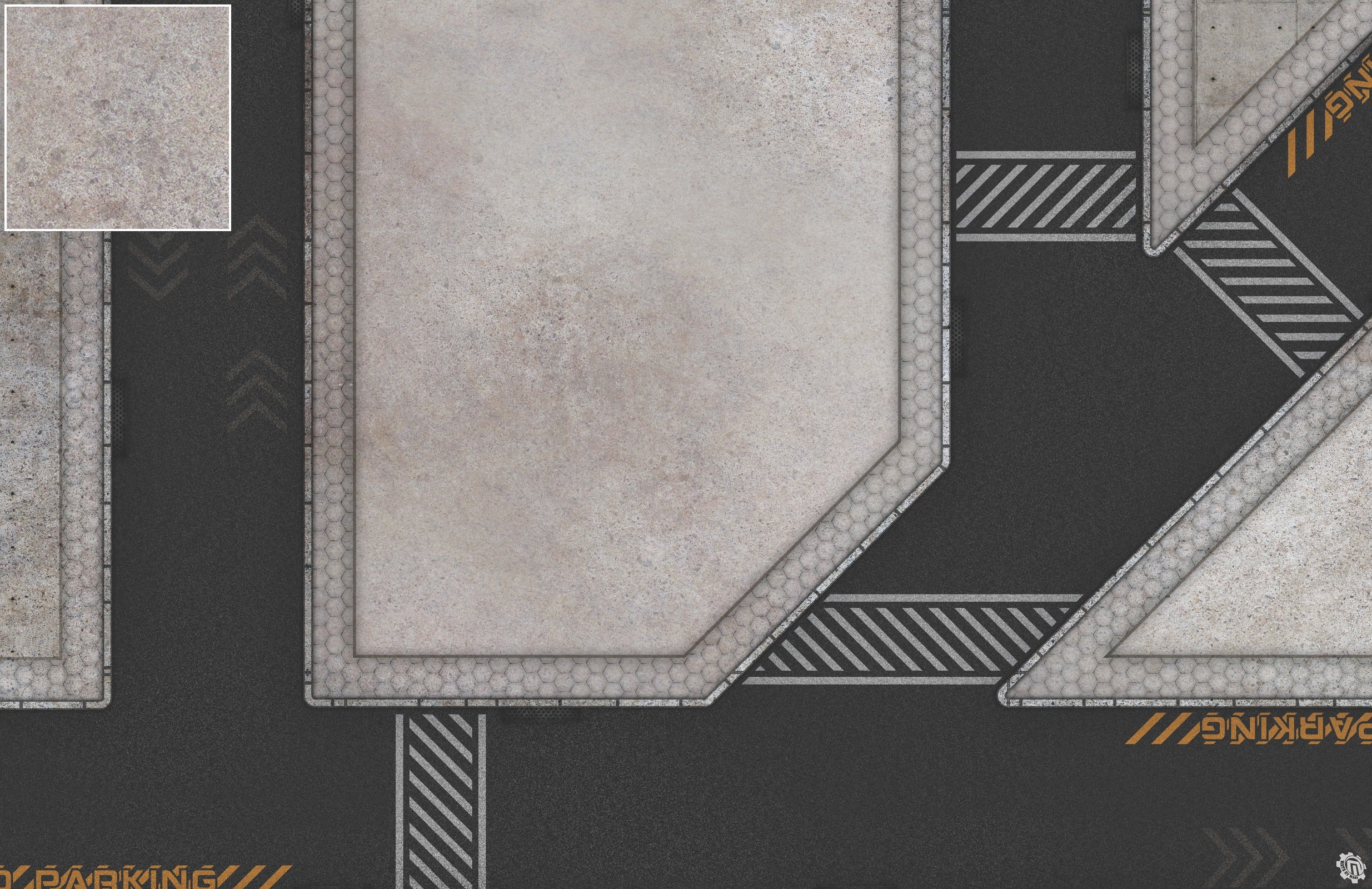 Mats by Mars: Hab Blok C Tabletop Wargaming Play Mat