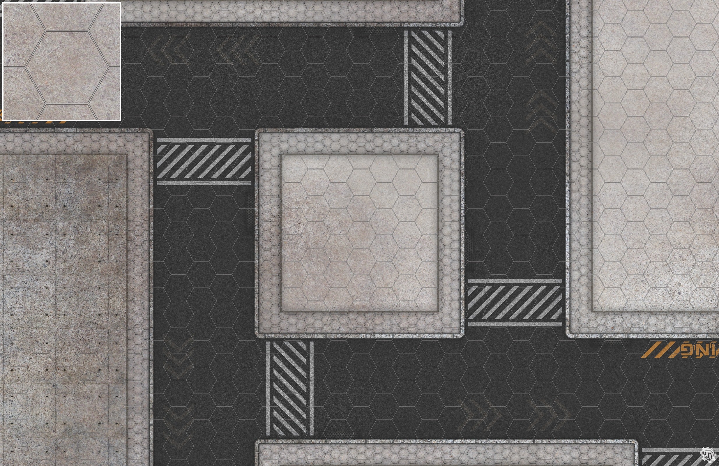 Mats by Mars: Hab Blok E Tabletop Wargaming Play Mat