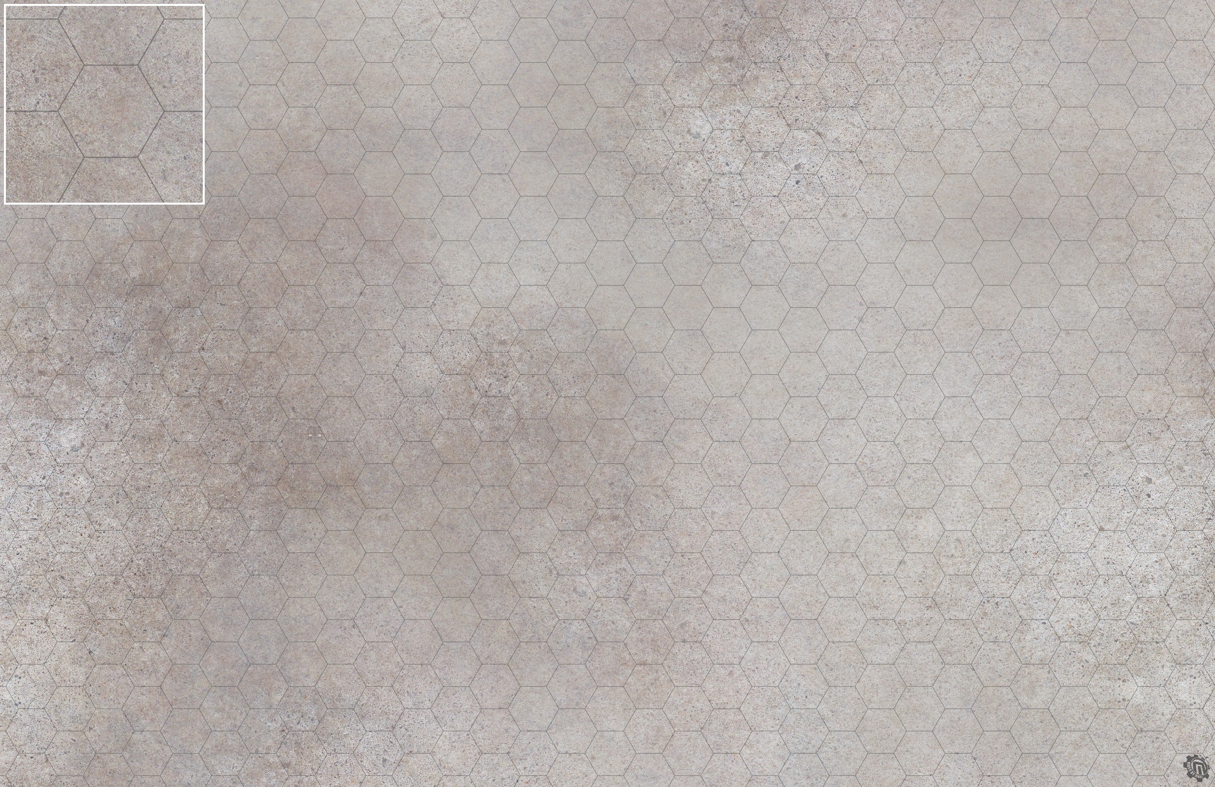 Mats by Mars: Koncrete Blok (Light) Tabletop Wargaming Play Mat
