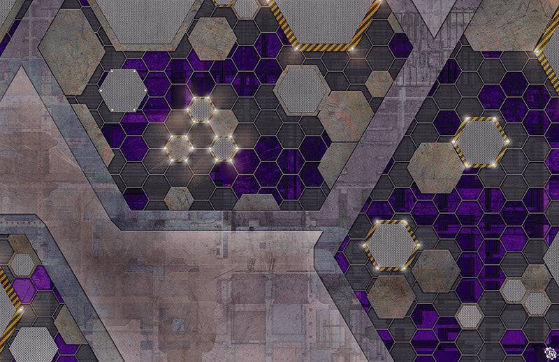 Mats by Mars: Quinfinity Amethyst Tabletop Wargaming Play Mat