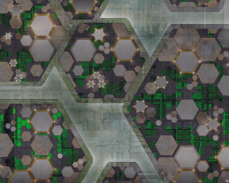 Mats by Mars: Quinfinity Jade Tabletop Wargaming Play Mat