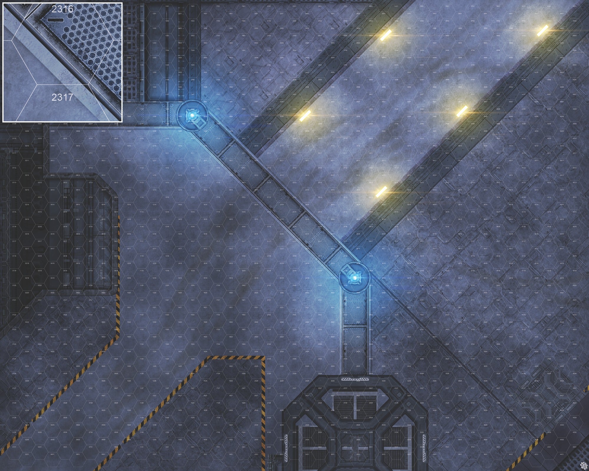 Mats by Mars: Nexus Point Wargaming Play Mat