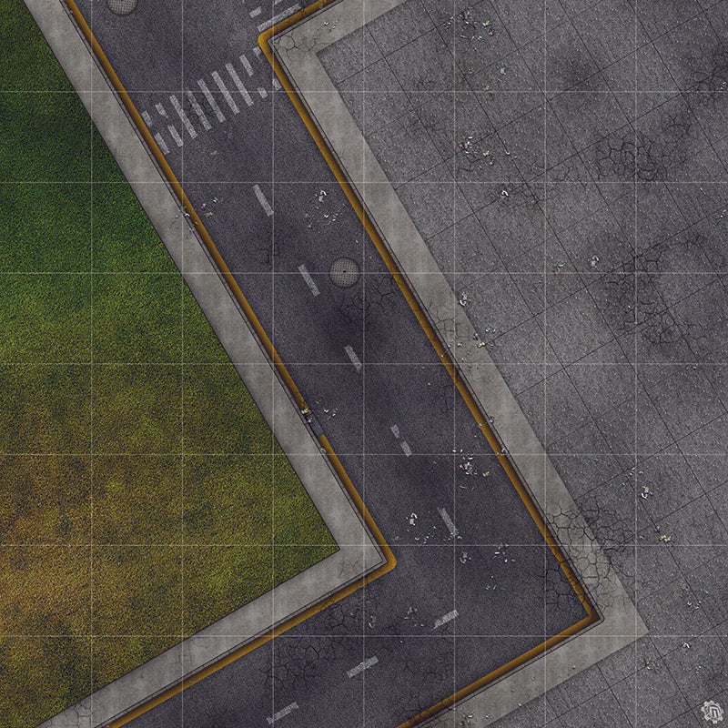 Mats by Mars: Park Avenue (Bend Rd) Tabletop Wargaming Play Mat