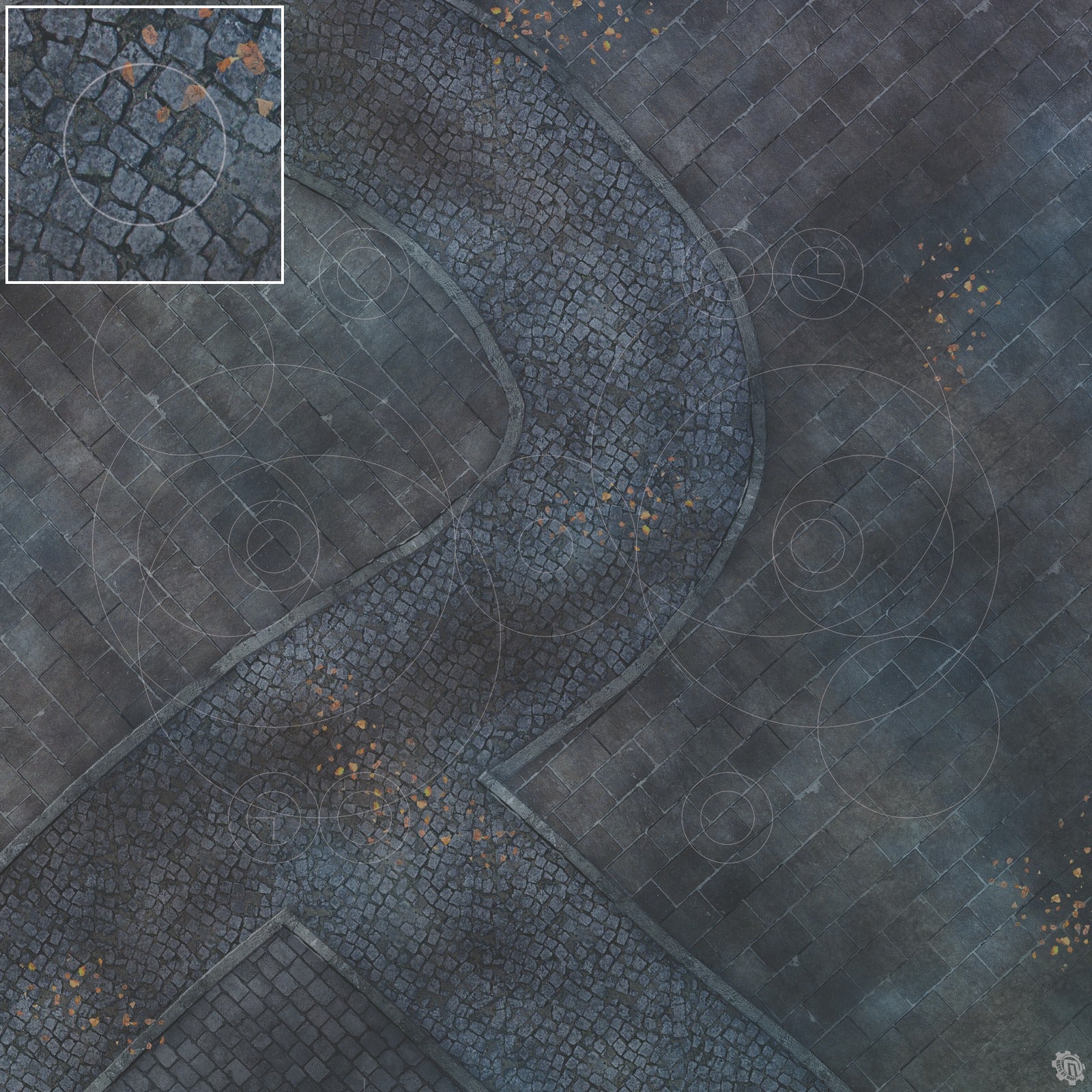 Mats by Mars: London Fog Tabletop Wargaming Play Mat