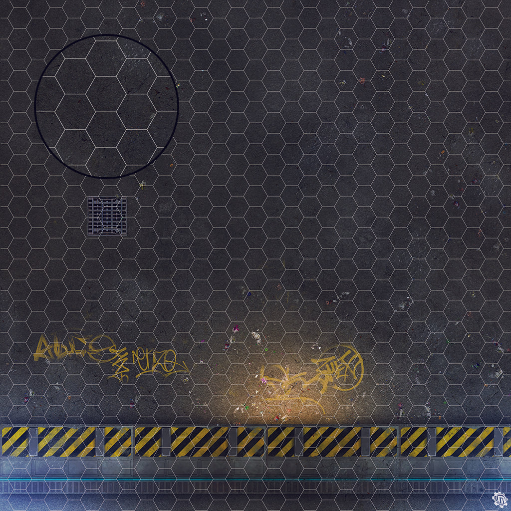 Mats by Mars: Loading Dock Lot Tabletop Wargaming Play Mat