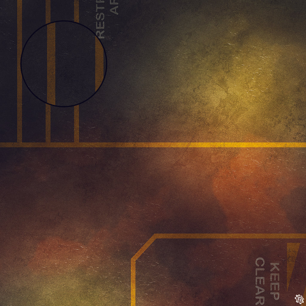 Mats by Mars: Restricted Zone Tabletop Wargaming Play Mat