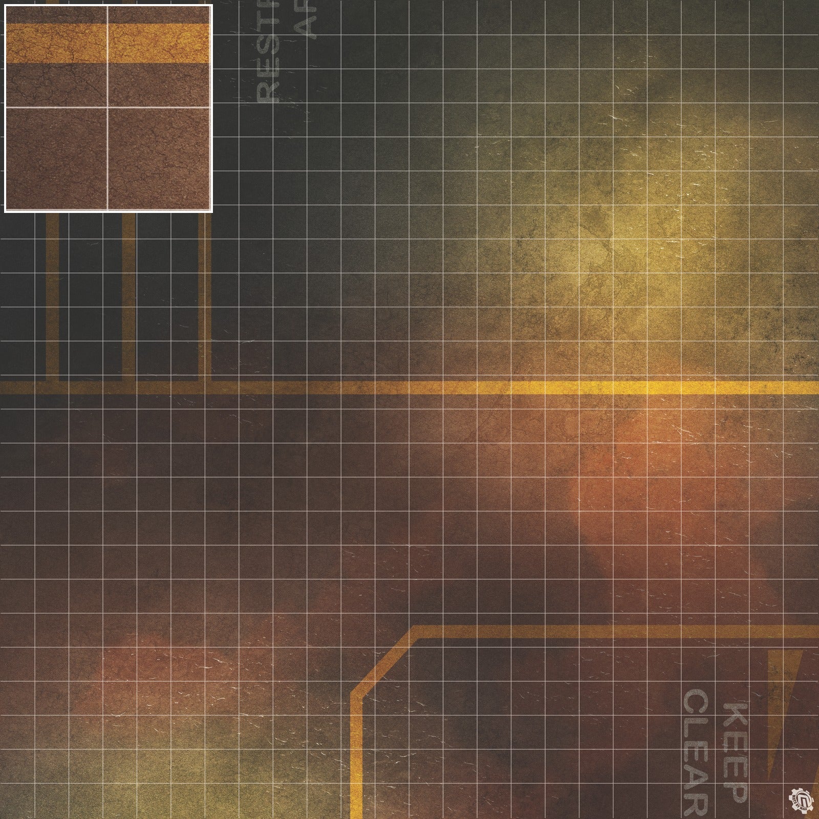 Mats by Mars: Restricted Zone Tabletop Wargaming Play Mat