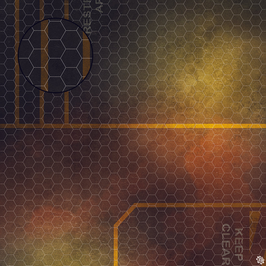 Mats by Mars: Restricted Zone Tabletop Wargaming Play Mat