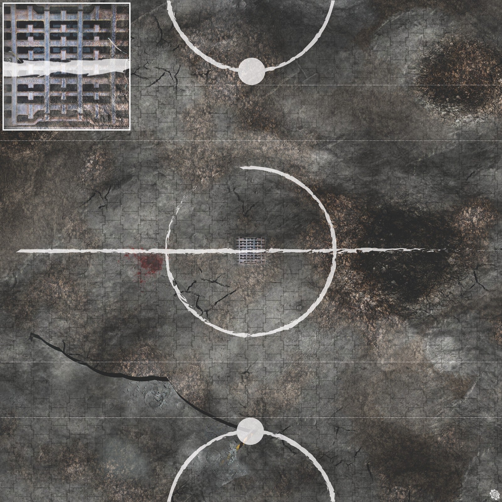 Mats by Mars: Urban Strike Tabletop Wargaming Play Mat