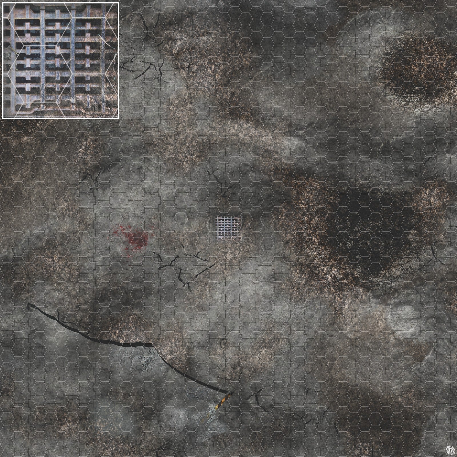 Mats by Mars: Urban Strike Tabletop Wargaming Play Mat