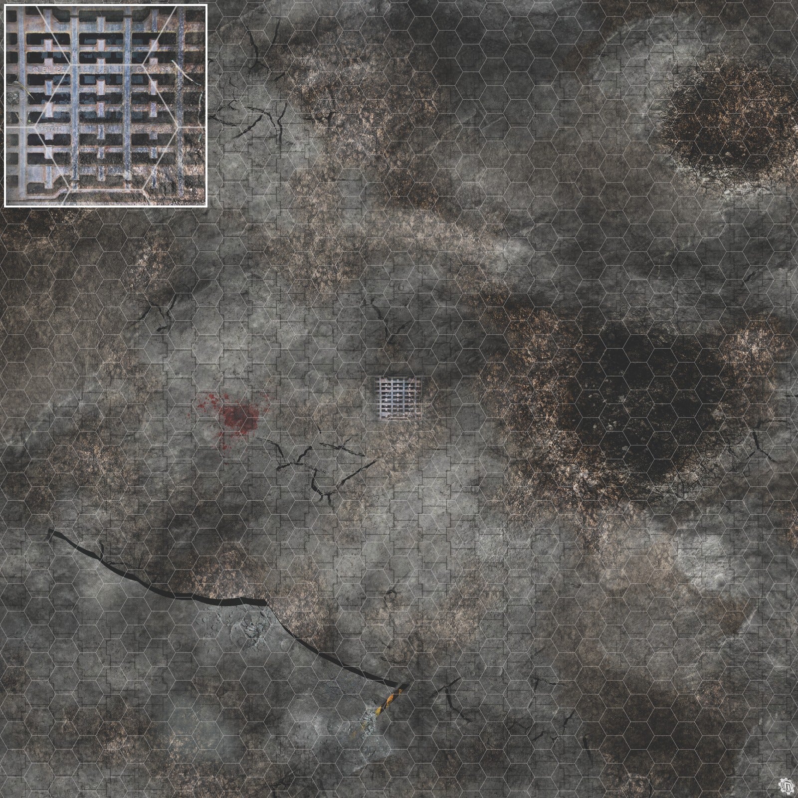 Mats by Mars: Urban Strike Tabletop Wargaming Play Mat