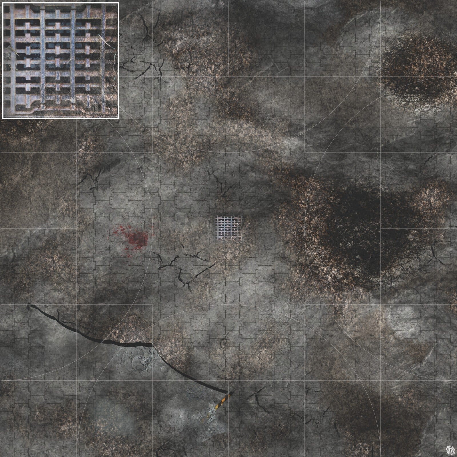 Mats by Mars: Urban Strike Tabletop Wargaming Play Mat