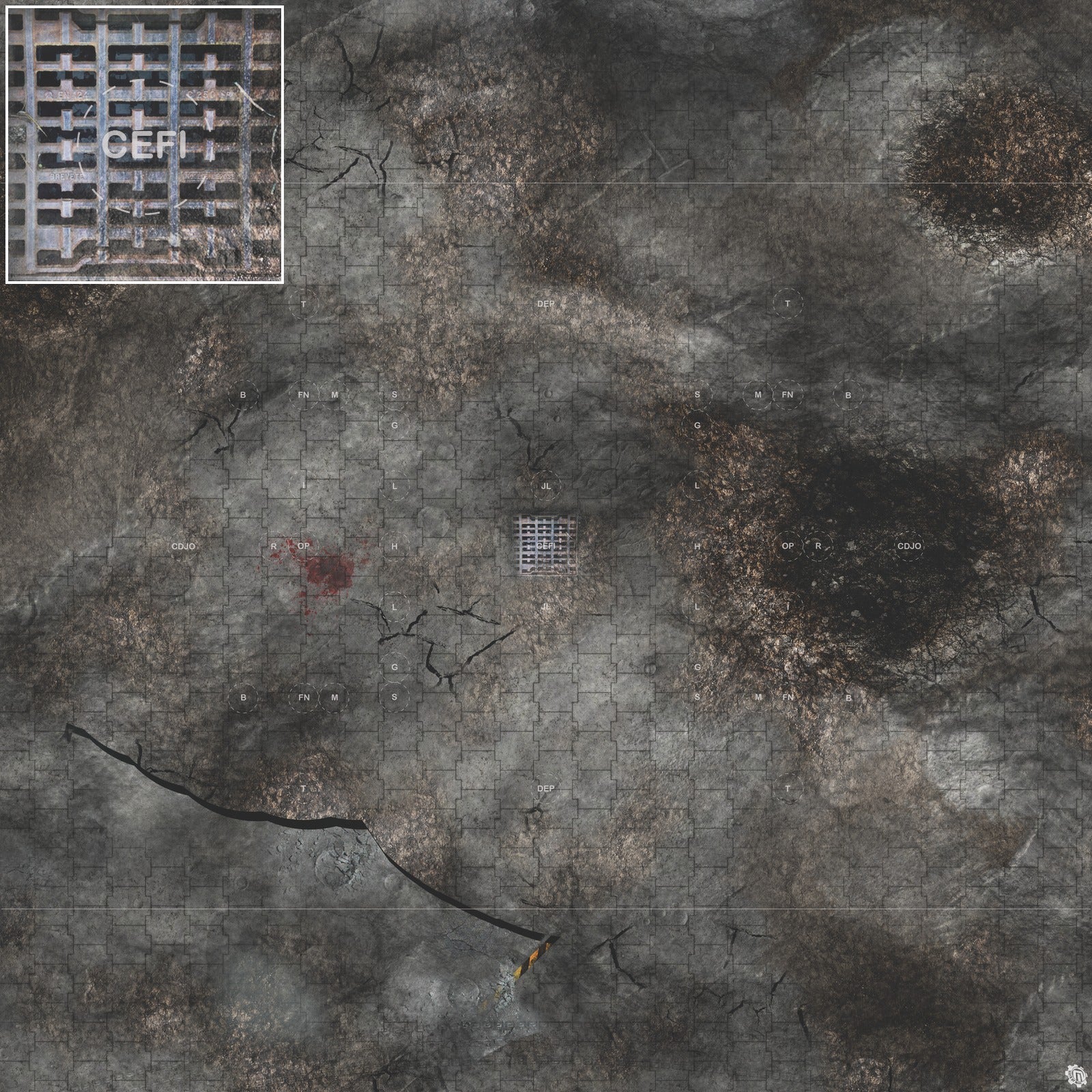 Mats by Mars: Urban Strike Tabletop Wargaming Play Mat