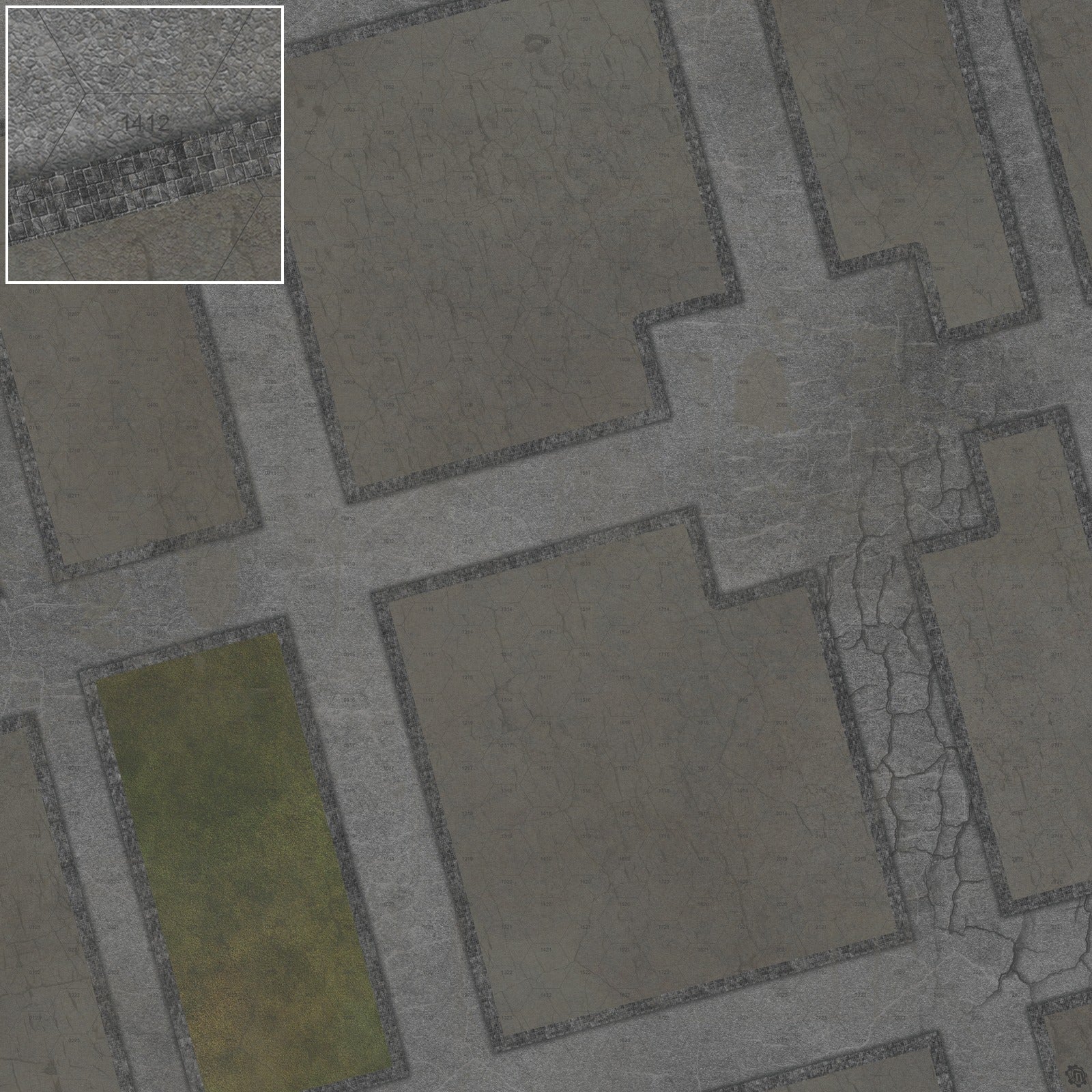 Streets of Conflict 8mm scale Tabletop Wargaming Play Mat