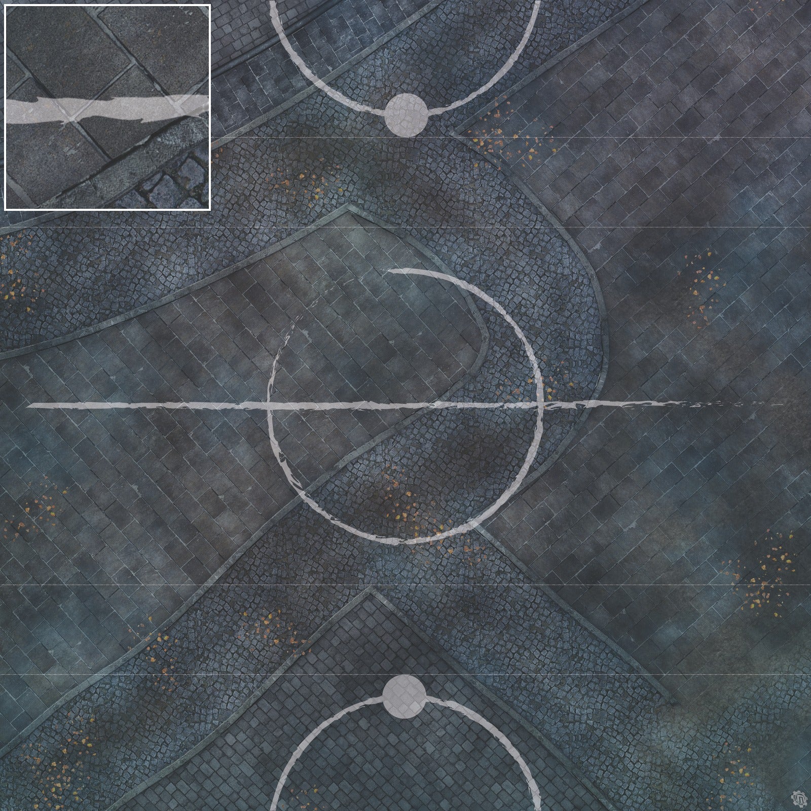 Mats by Mars: London Fog Tabletop Wargaming Play Mat
