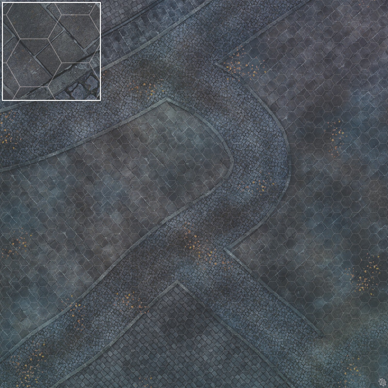 Mats by Mars: London Fog Tabletop Wargaming Play Mat