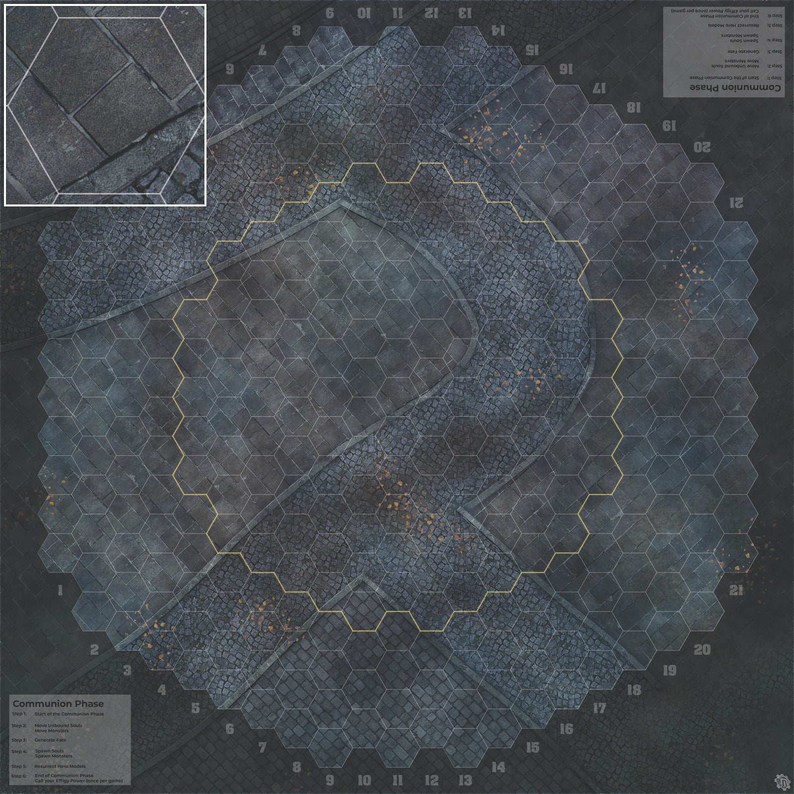 Mats by Mars: London Fog Tabletop Wargaming Play Mat