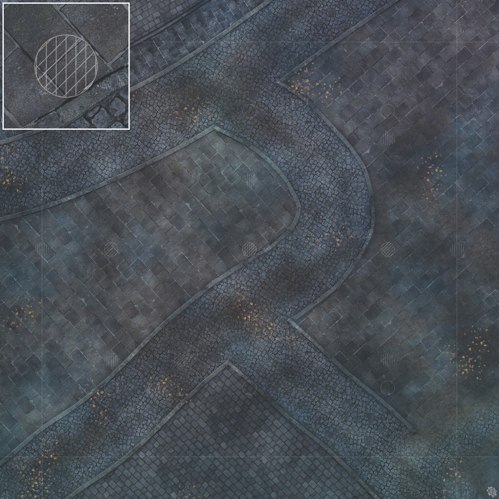 Mats by Mars: London Fog Tabletop Wargaming Play Mat