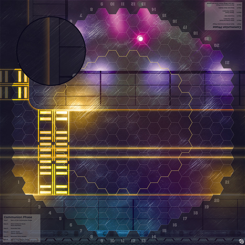 Mats by Mars: Techno Strip Tabletop Wargaming Play Mat