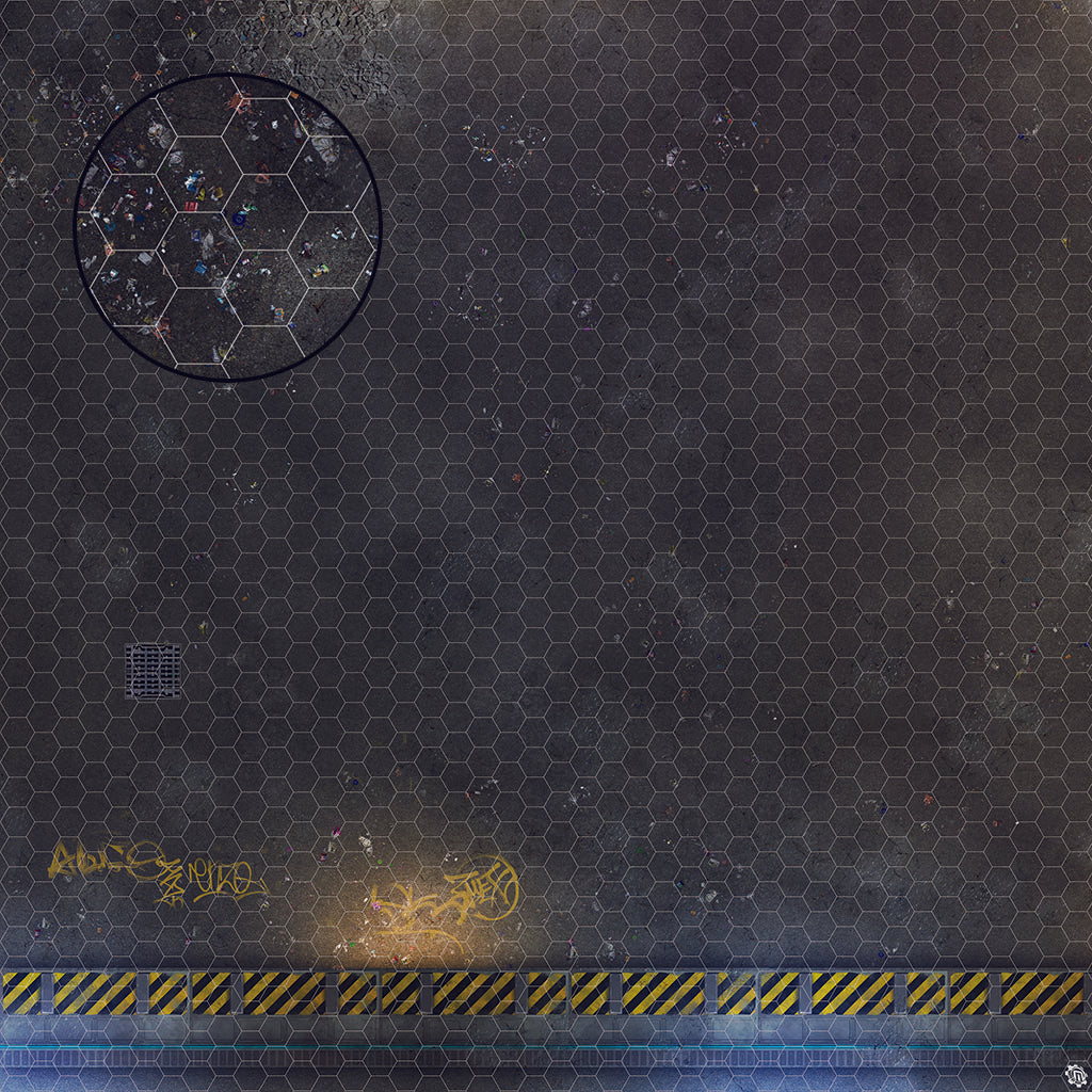 Mats by Mars: Loading Dock Lot Tabletop Wargaming Play Mat