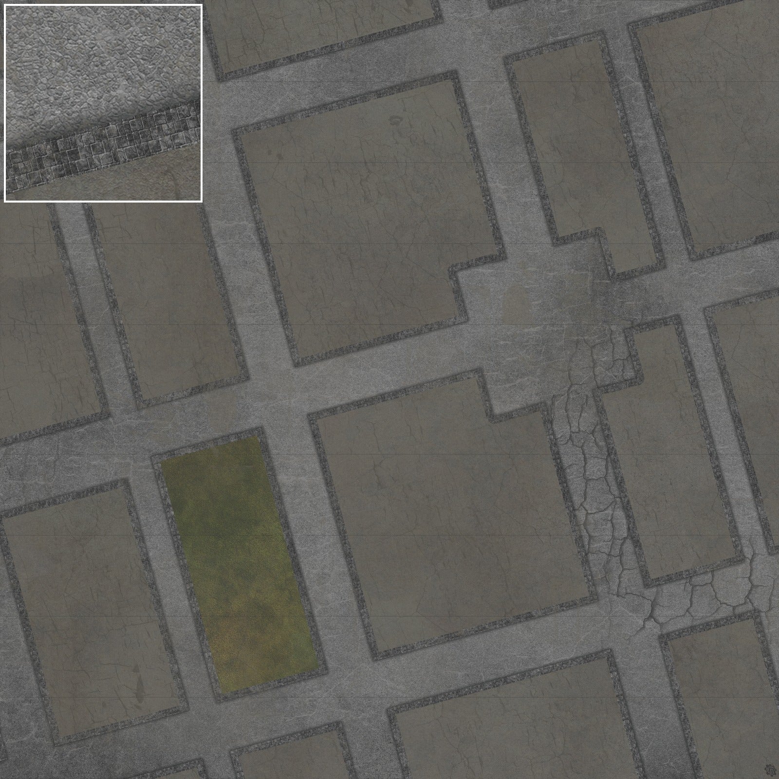 Streets of Conflict 8mm scale Tabletop Wargaming Play Mat