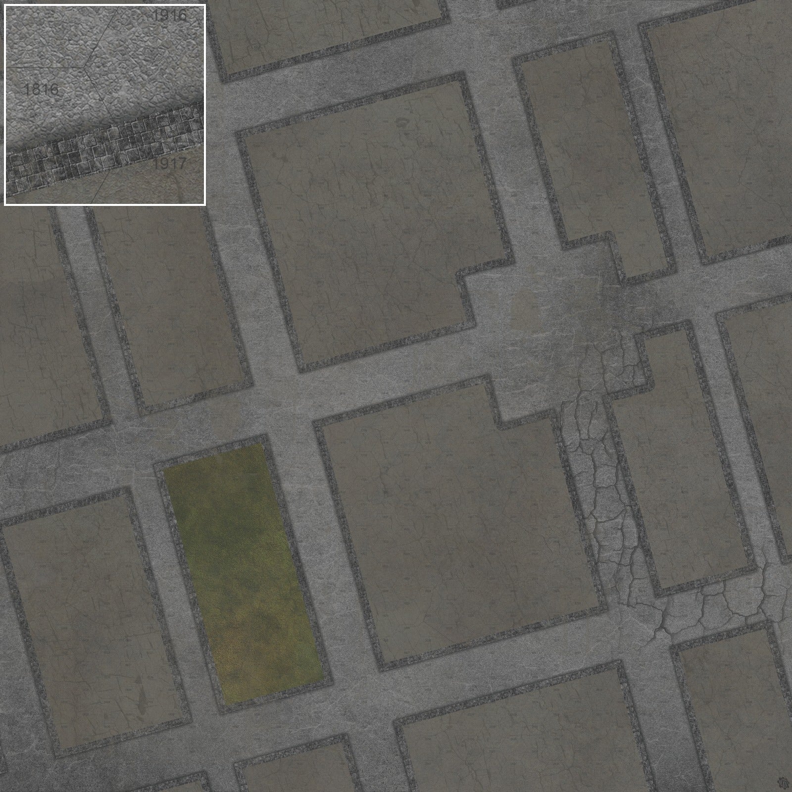 Streets of Conflict 8mm scale Tabletop Wargaming Play Mat