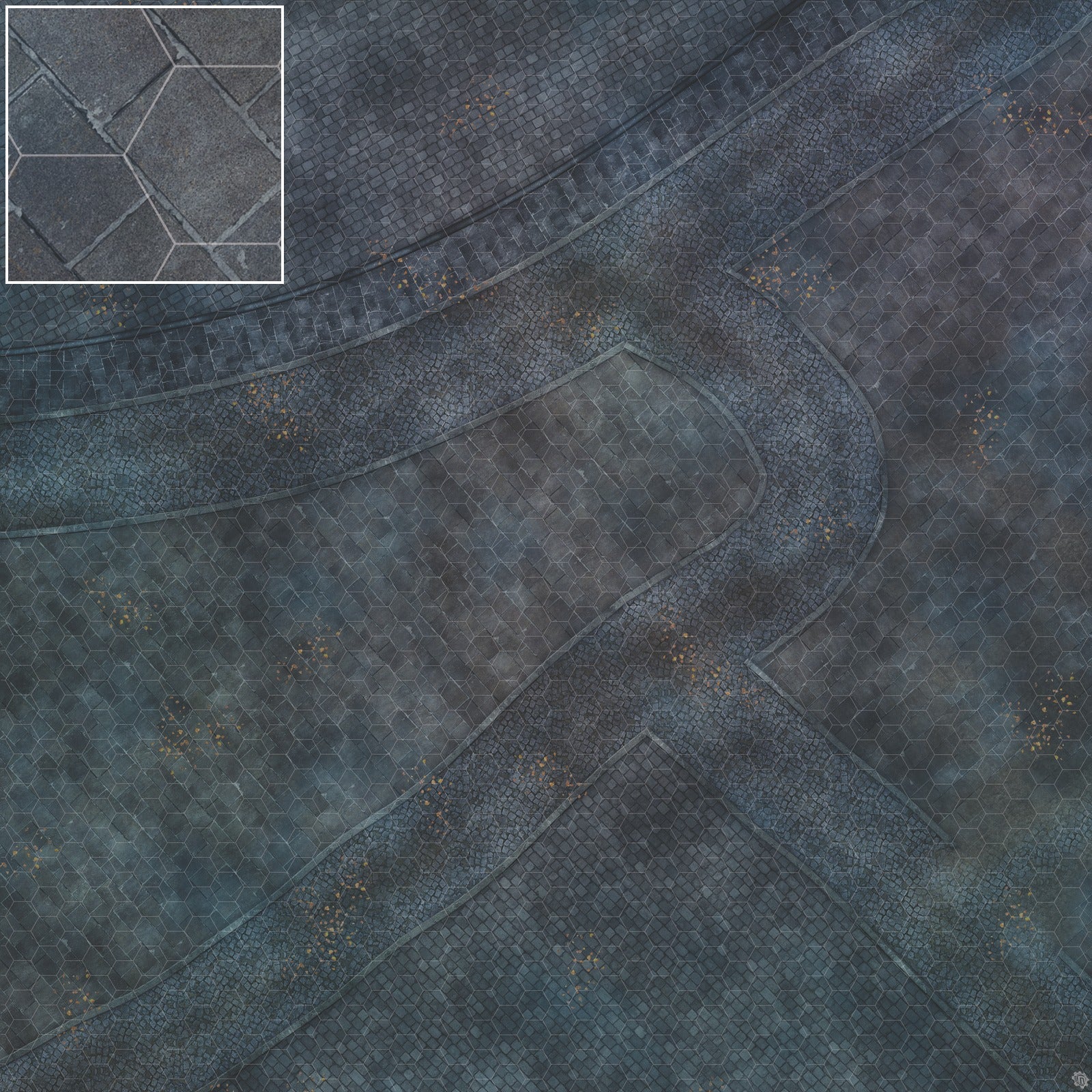Mats by Mars: London Fog Tabletop Wargaming Play Mat