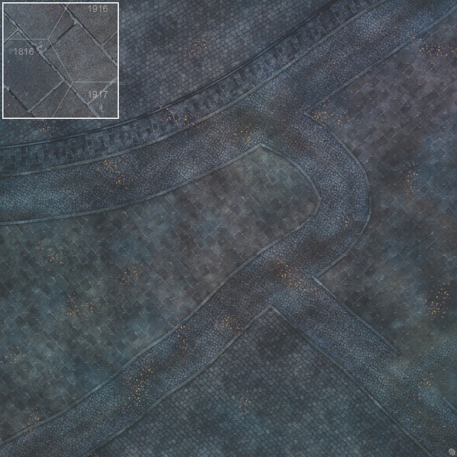 Mats by Mars: London Fog Tabletop Wargaming Play Mat