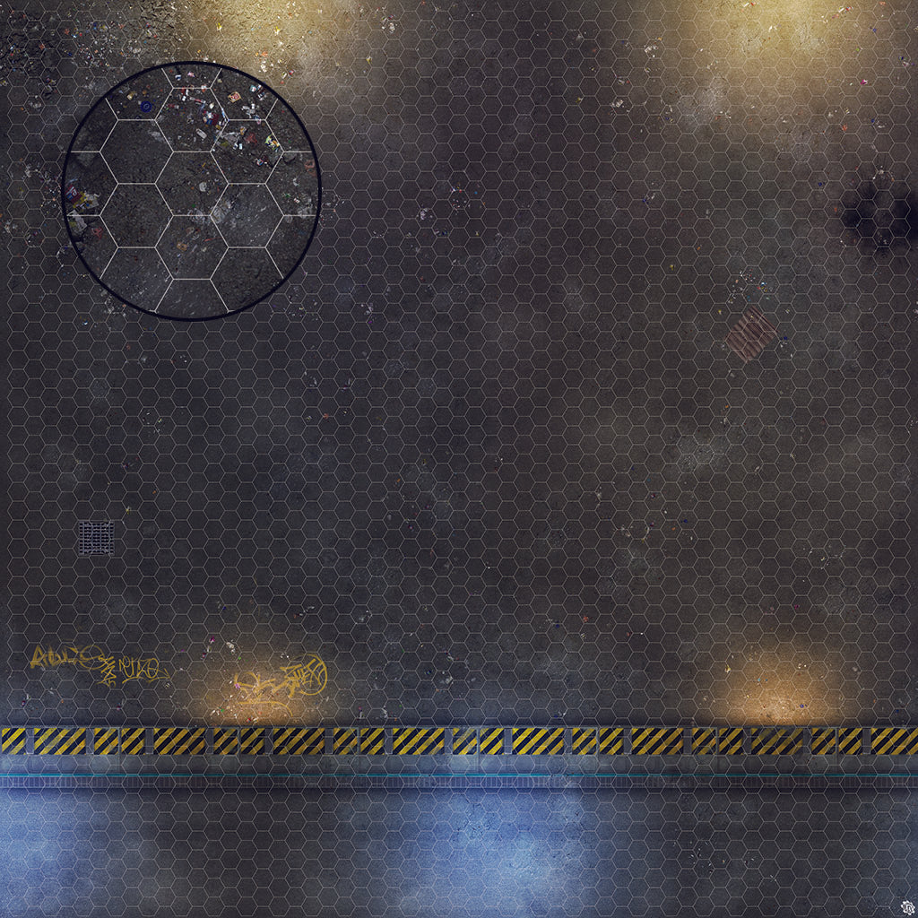 Mats by Mars: Loading Dock Lot Tabletop Wargaming Play Mat