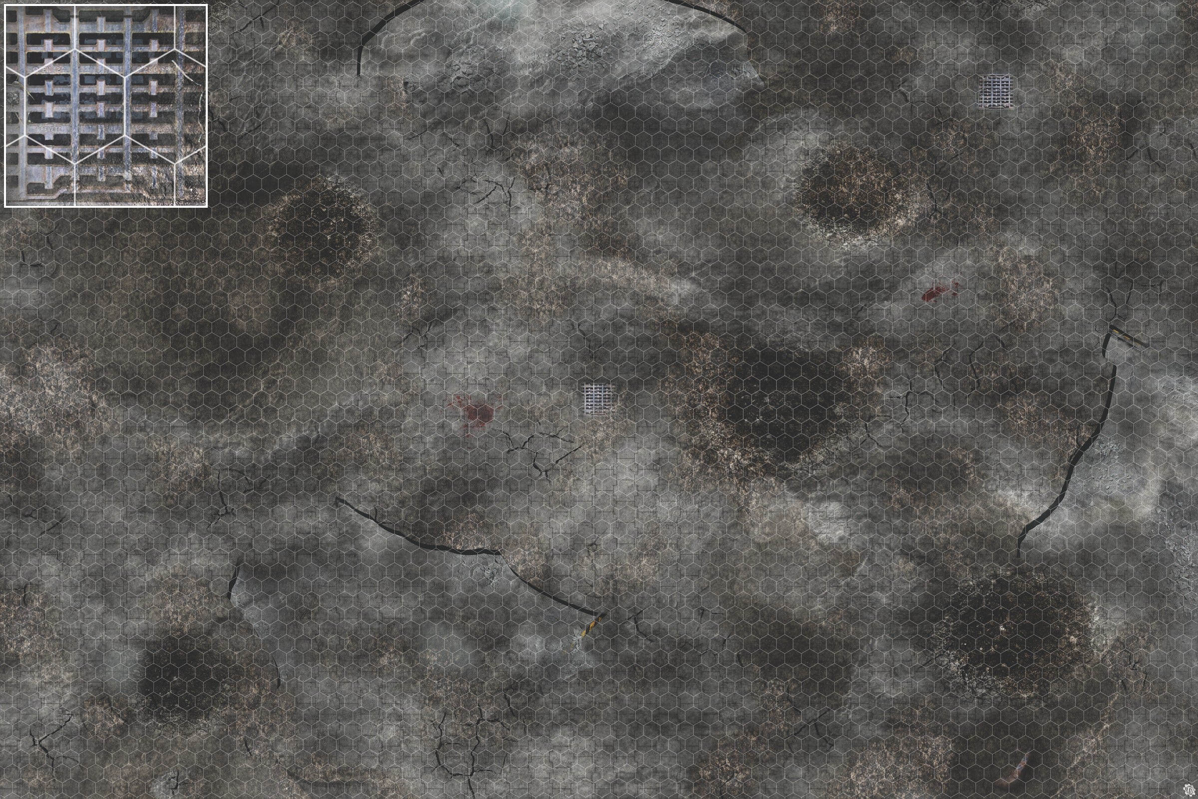 Mats by Mars: Urban Strike Tabletop Wargaming Play Mat