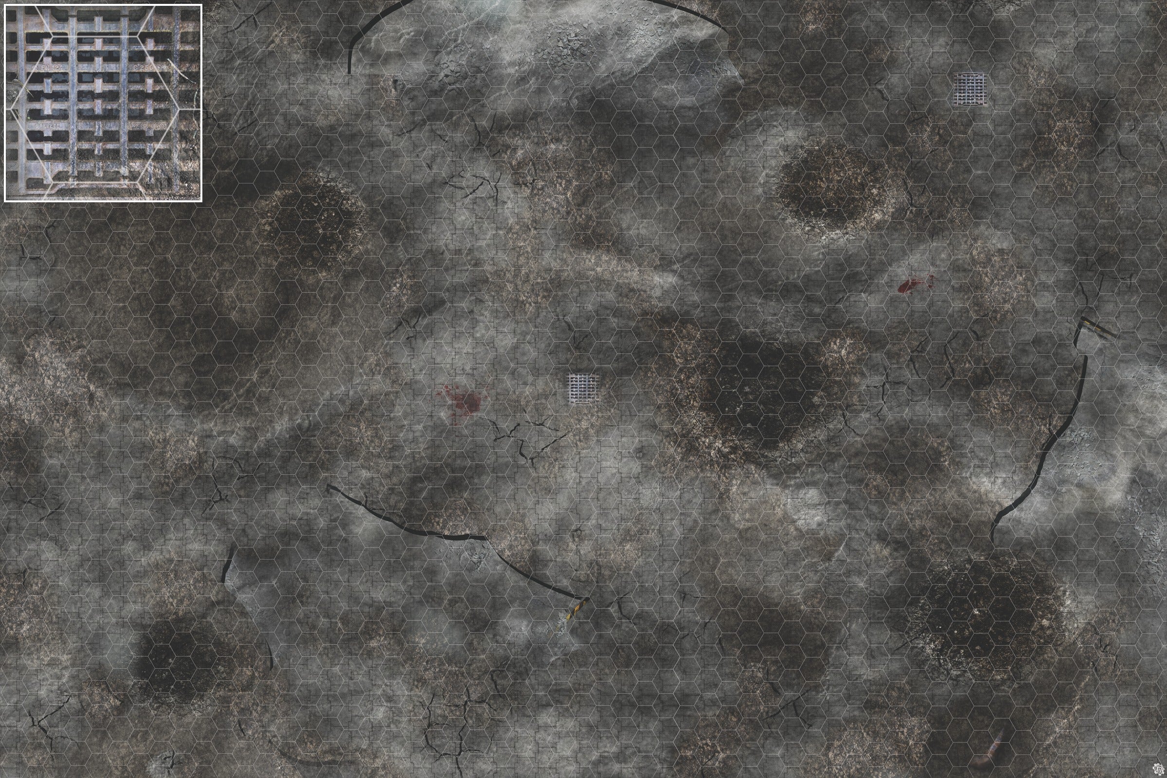Mats by Mars: Urban Strike Tabletop Wargaming Play Mat