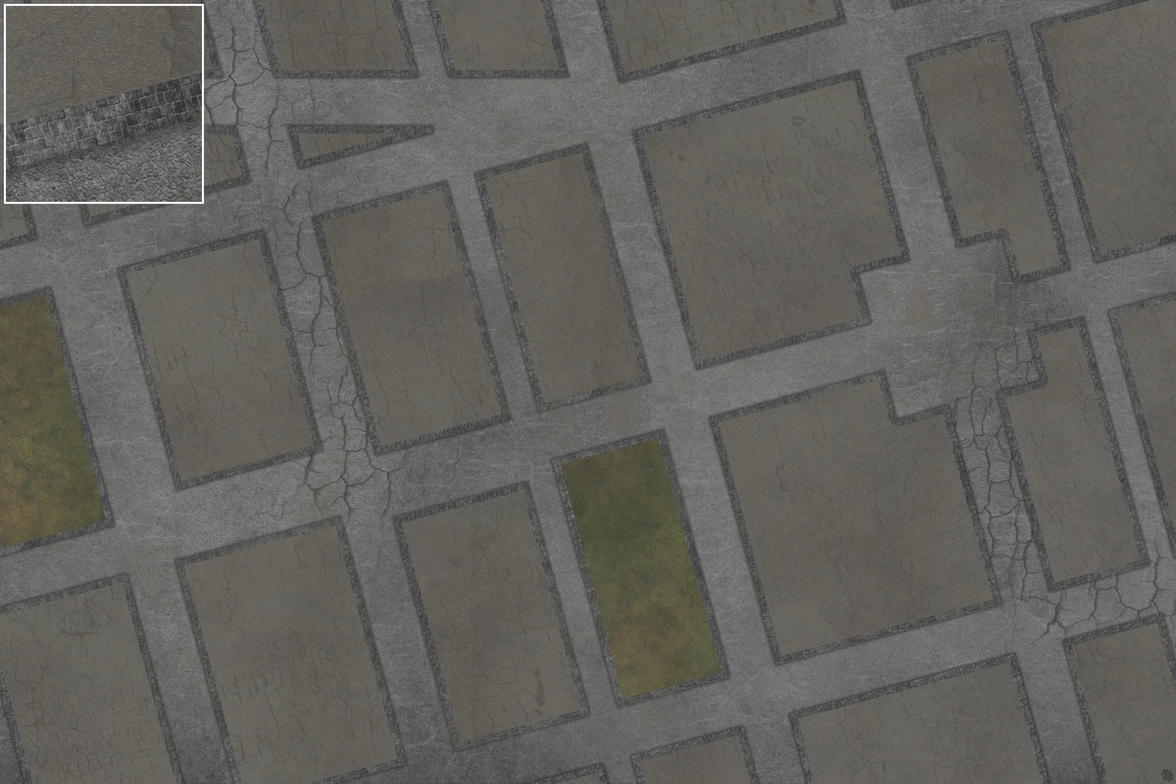 Streets of Conflict 8mm scale Tabletop Wargaming Play Mat