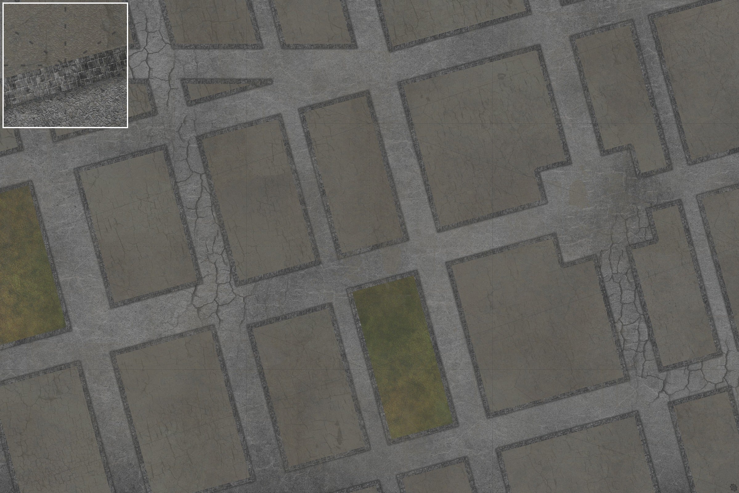 Streets of Conflict 8mm scale Tabletop Wargaming Play Mat