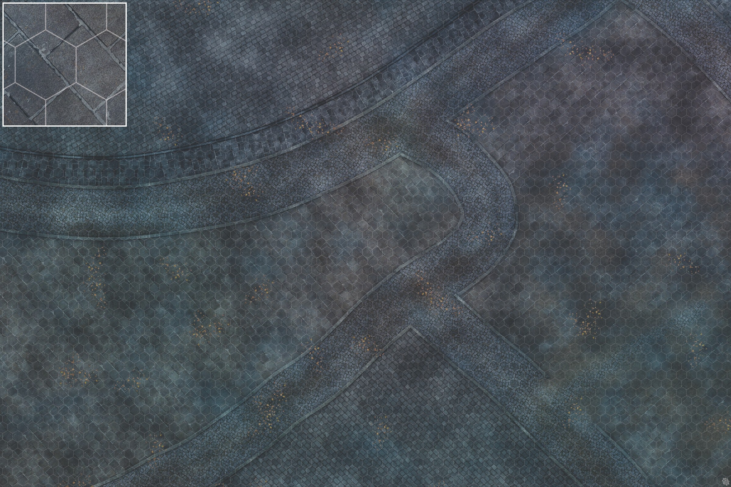 Mats by Mars: London Fog Tabletop Wargaming Play Mat