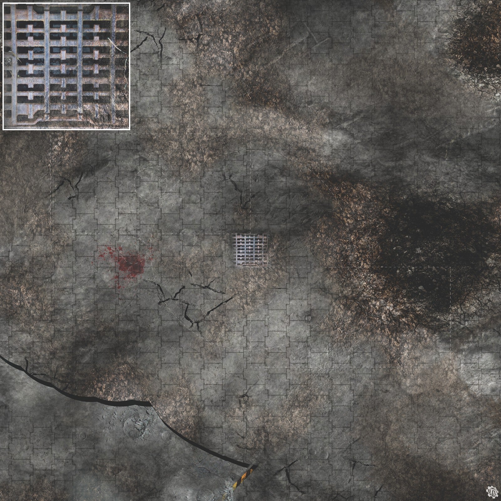 Mats by Mars: Urban Strike Tabletop Wargaming Play Mat