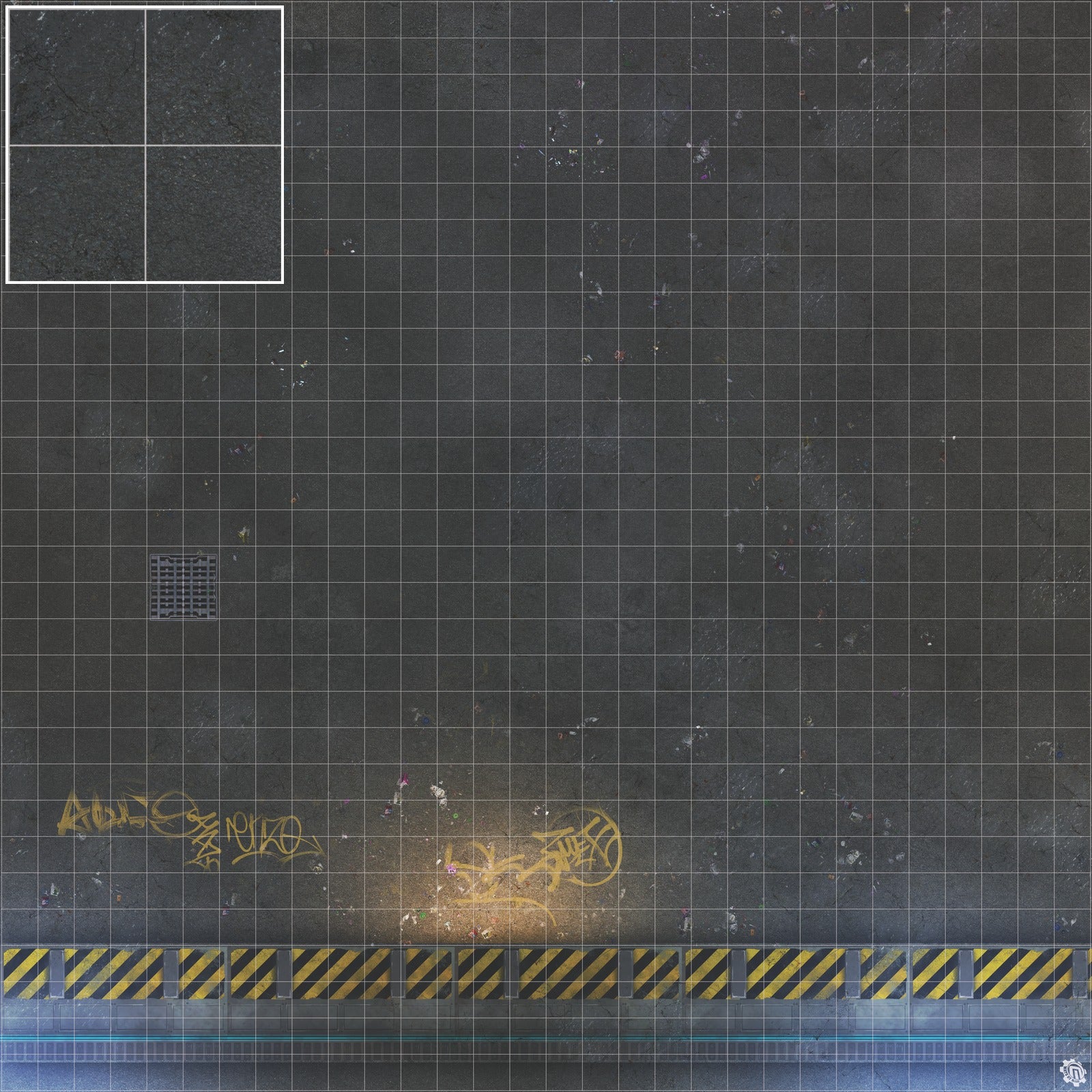 Mats by Mars: Loading Dock Lot Tabletop Wargaming Play Mat