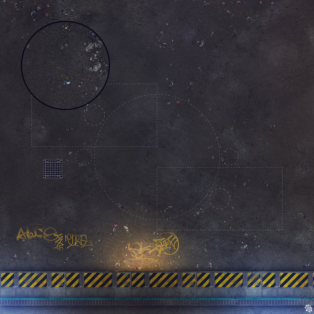 Mats by Mars: Loading Dock Lot Tabletop Wargaming Play Mat