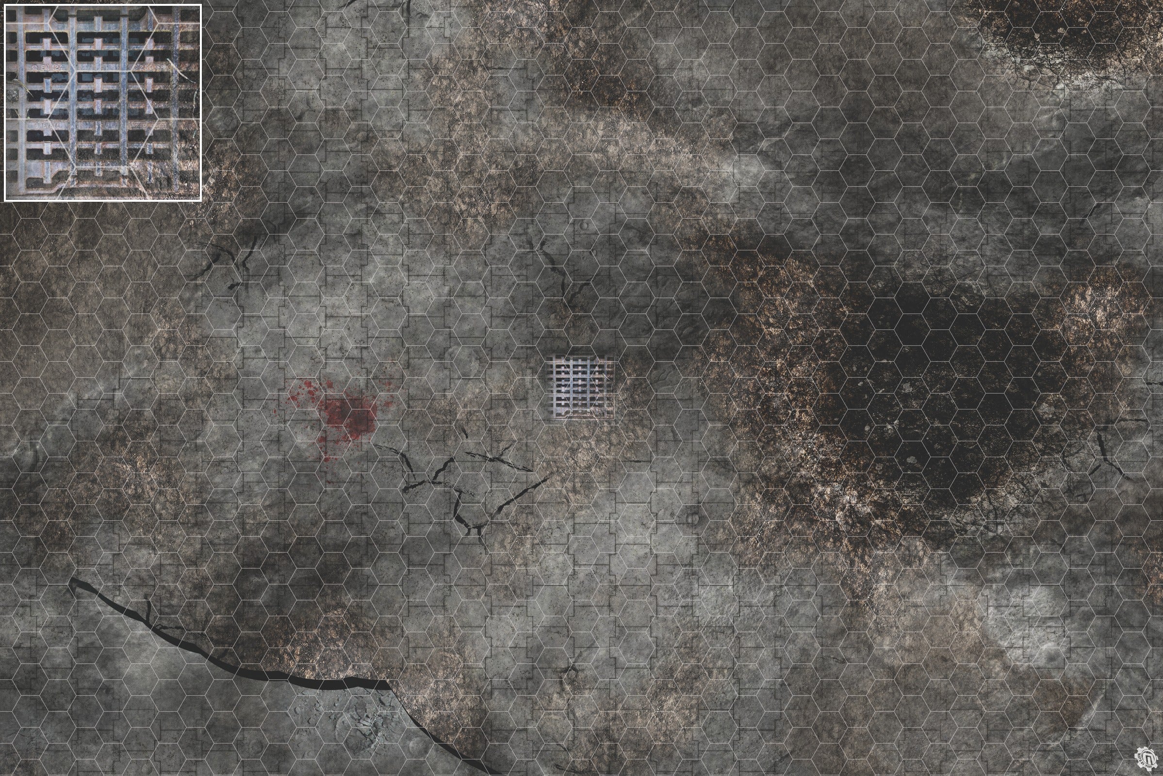 Mats by Mars: Urban Strike Tabletop Wargaming Play Mat