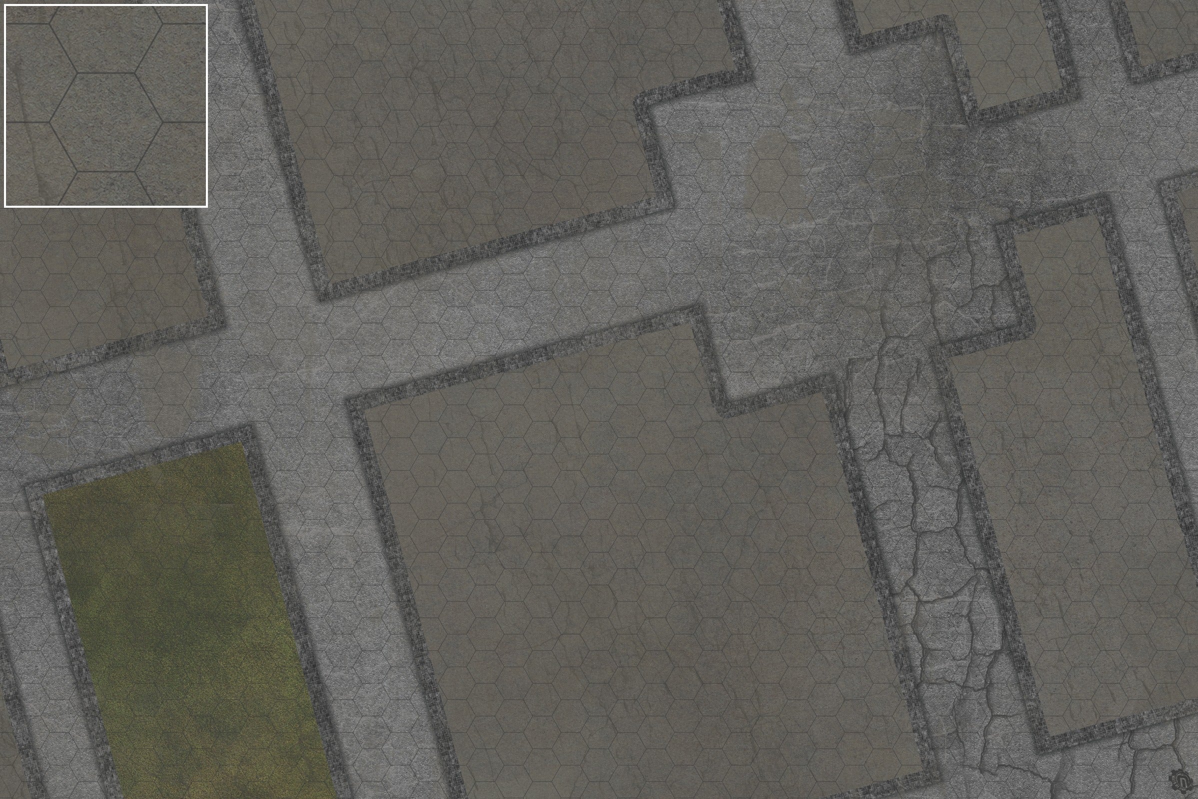 Streets of Conflict 8mm scale Tabletop Wargaming Play Mat