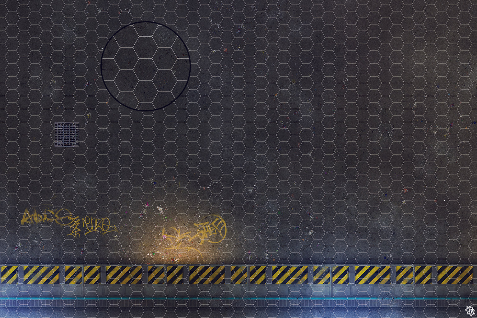 Mats by Mars: Loading Dock Lot Tabletop Wargaming Play Mat