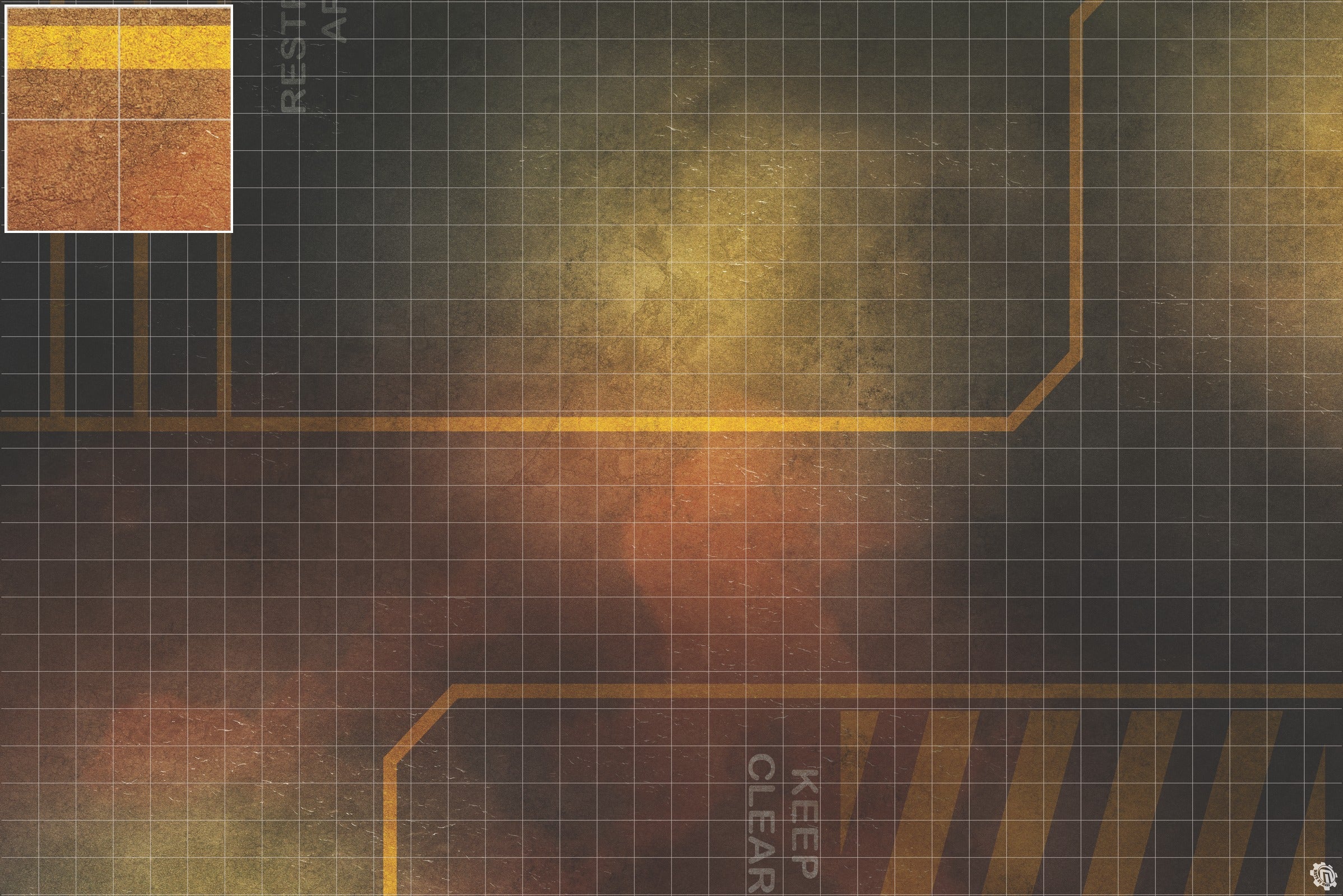 Mats by Mars: Restricted Zone Tabletop Wargaming Play Mat