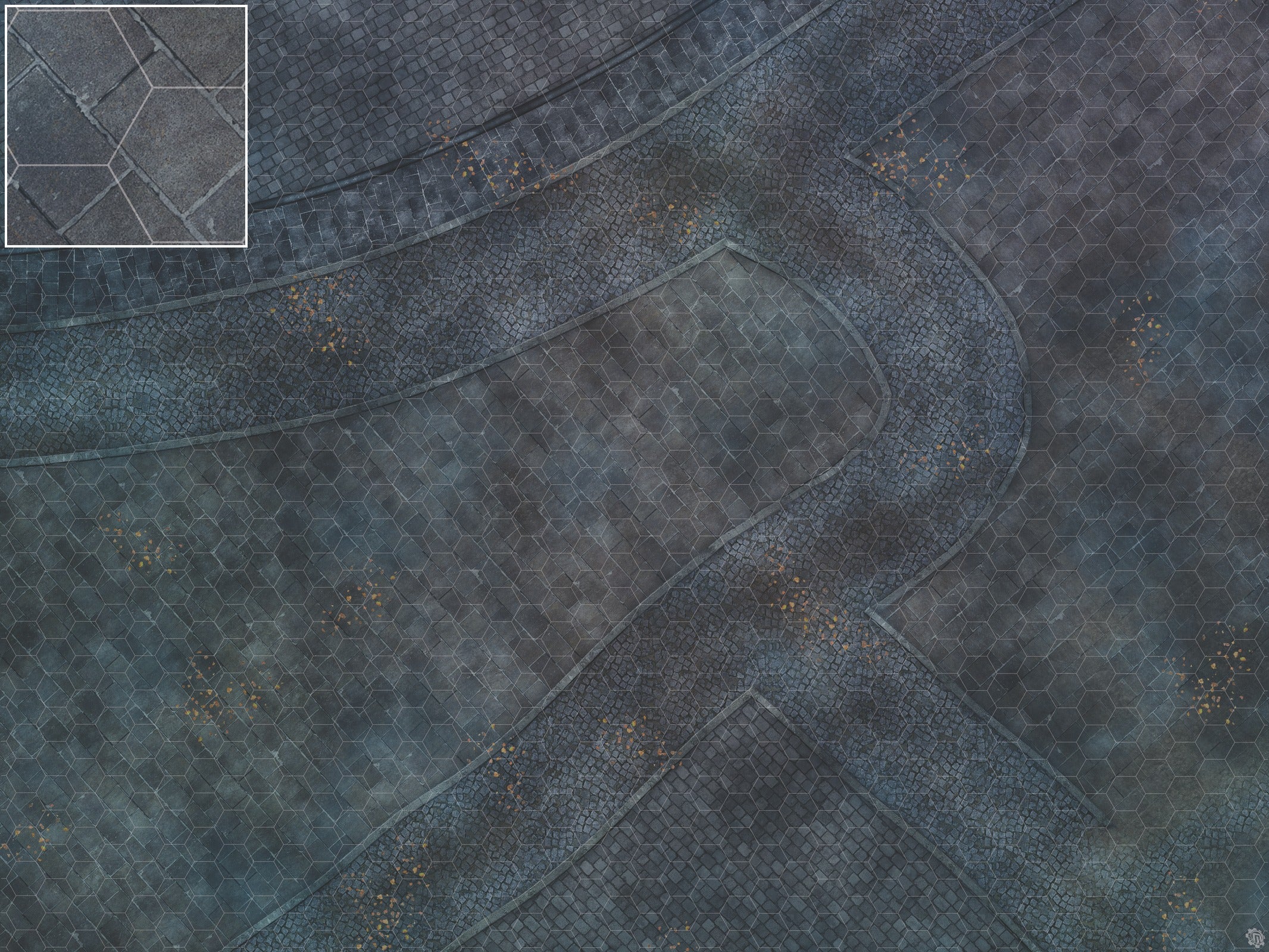 Mats by Mars: London Fog Tabletop Wargaming Play Mat